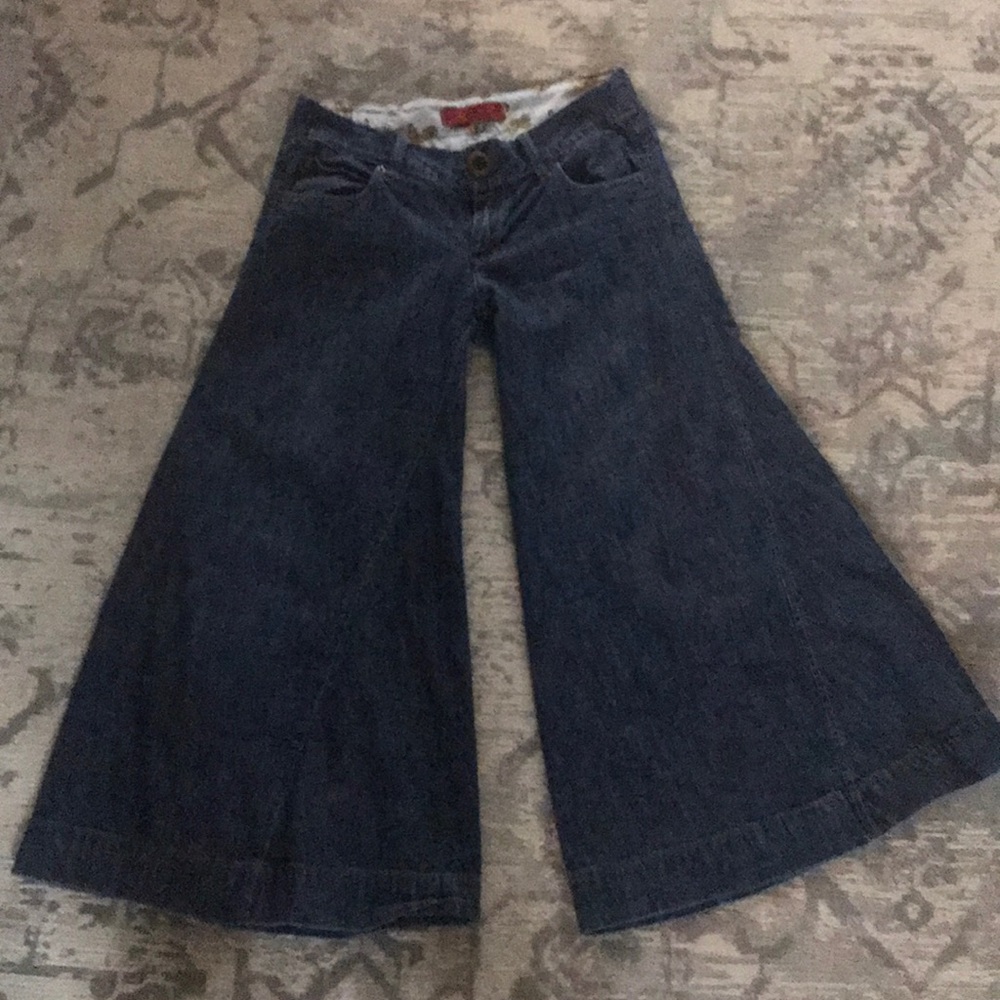 Denim gauchos